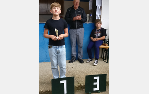 Rémi Tournier 1er en U13