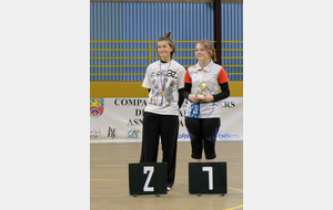 Solène sur le podium