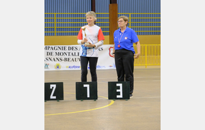 1er podium pour Nathalie